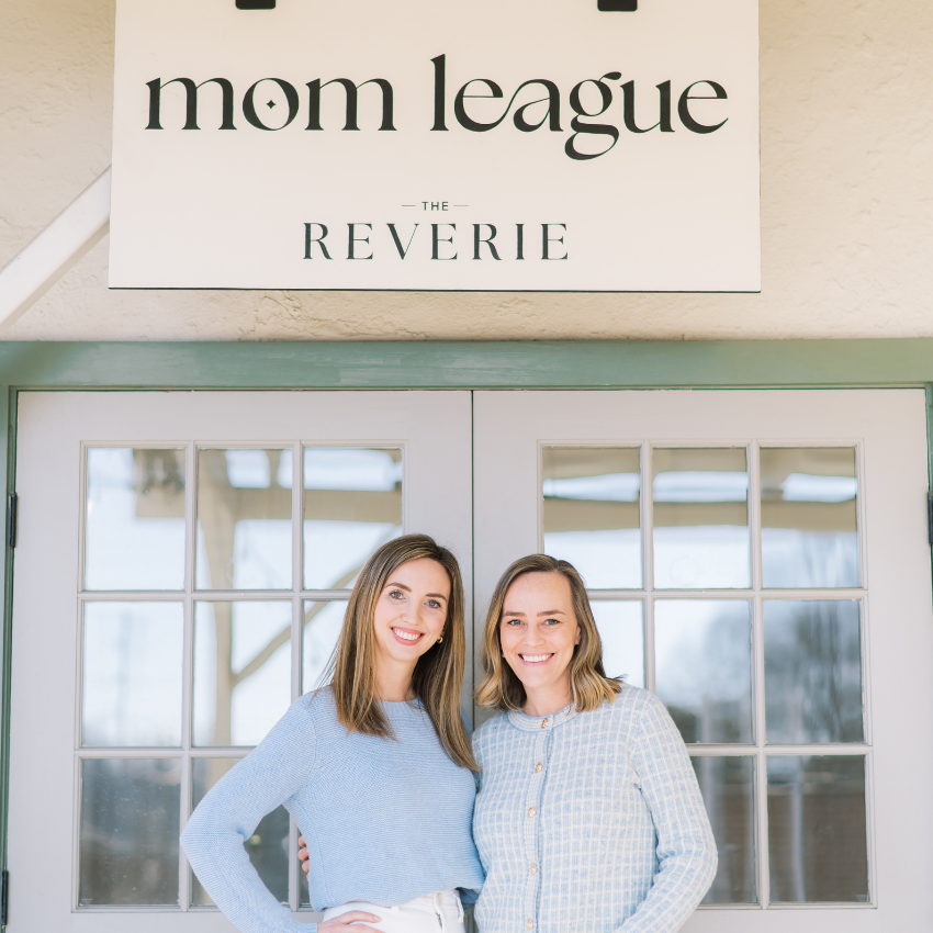 Mom League Founders, Riley Bolton and Kelly Maxey