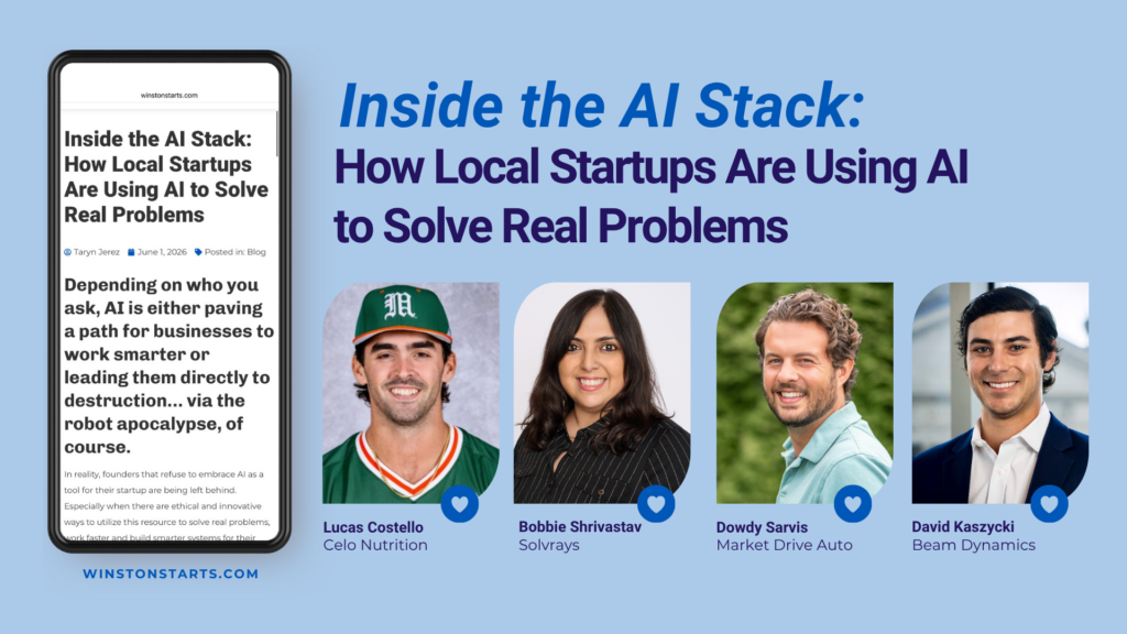How Local Startups Are Using AI to Solve Real Problems at winston starts